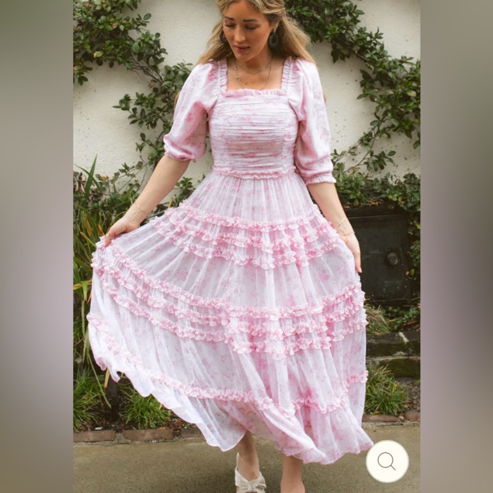 Ivy City Co Pink Aniston Dress